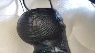 Horny Milf creams all over huge black cock!
