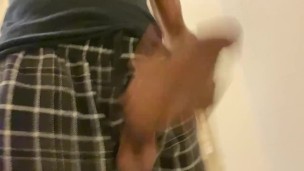 Hardon in Pajamas Lead to Masturbation