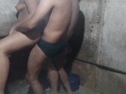 Bathroom Fuck with Big Stepbrother Black Cock 11/16