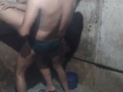 Bathroom Fuck with Big Stepbrother Black Cock 12/16