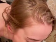 Stranger gave a blowjob while her boyfriend was taking a shower 12/16