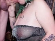 Thick Sexy Milf Sucking Hard Cock.. Cums on Face , She Loves it! 12/16