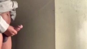Str8 Guy Jerks-off till he Nuts at Construction Site pt.2(Cumshot)