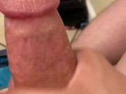ASMR Jerking My Juicy Wet Cock!
