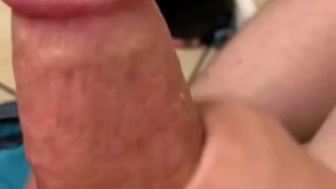 ASMR Jerking My Juicy Wet Cock!