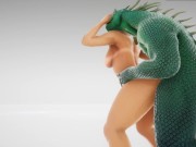 Monster Fucks Busty Blonde 3D 10/16