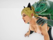 Monster Fucks Busty Blonde 3D 13/16