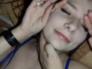 Поиграл со  спящей Подругой 6/16