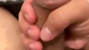 Stroking This FAT COCK