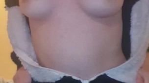 Strip tease before daddy gets home