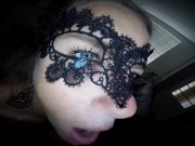 Dutch blonde girl so horny that she squirts and fucked in both holes and receives her treat 16/16