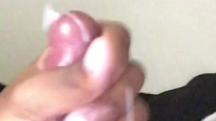 milking my big black cock