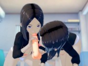 two Sam assistants for one cumshot [3d hentai uncensored]