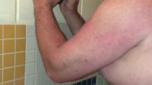 Fantasy-Wish my wife would join me in this public shower Sucking & Fucking Ass to Mouth with Dildos 
