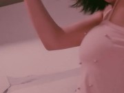 Novinha Cantando Fazendo Strip Balançando a Raba 6/16