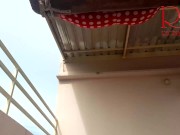 Cute housewife has fun without panties on the swing Slut swings and shows her perfect pussy 2 2/16