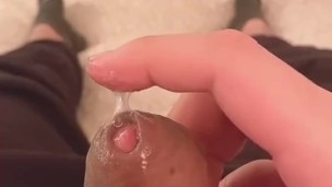 大量我慢汁トロトロ包茎ちんぽ