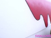 SWALLOWED Perky brunette bombshell Gianna Dior gets a mouthful of cock and cum 8/16