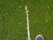Pissing in a public park!! 💦💦