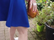 She repeatedly shows her butt in the store 6/16