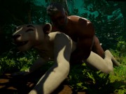 Furry Girl x Stranger Human 3D 12/16