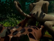 Furry Girl x Stranger Human 3D 14/16