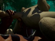 Furry Girl x Stranger Human 3D 16/16