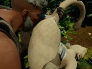 Furry Girl x Stranger Human 3D 3/16