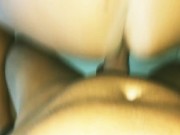 Used Wife returns from hotel party w/ cum pouring from her pussy- slow mo 14/16