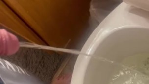 Pissing so hard
