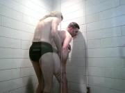 Fit AMATEUR MILF Gives Husband Slow Sensual SHOWER BLOWJOB - PASSIONATE STRAPON PEGGING -FV OnlyFans