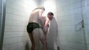Fit AMATEUR MILF Gives Husband Slow Sensual SHOWER BLOWJOB - PASSIONATE STRAPON PEGGING -FV OnlyFans