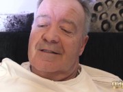 Hardcore 3some with old grandpa and beautiful babes 8/16