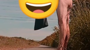 Strip on a cycle track