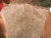 Naked outdoors