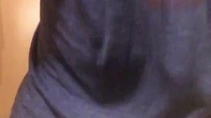 craving the taste of my cum before bedtime so I ejaculated a huge load on the countertop to slurp up