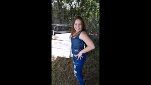 blue jean FETISH PISSING