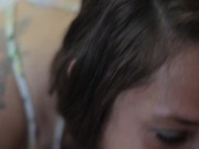 Sexy Seductress Gives Foot Job in Stockings 2/16