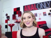 ANAL ONLY Slim blonde Charlotte Sins loves having her ass pounded and gaped 10/16