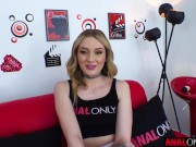 ANAL ONLY Slim blonde Charlotte Sins loves having her ass pounded and gaped 4/16