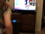 Girlfriend riding my cock till I cum 12/16