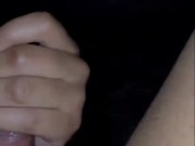 This felt different. She licked the base of my dick while stroking the tip 16/16