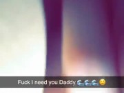 Teasing Snapchat soaking wet pussy 