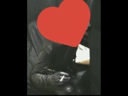 smoking wife in leather gloves and catsuit fucking handjob cumshot 5/16