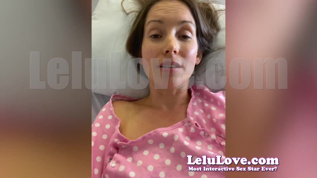 Lelu Love LIVE from a hospital bed after major surgery recapping showing  wounds and what happened