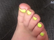 Hope You Enjoy! (NEON GREEN TOES)