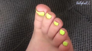 Hope You Enjoy! (NEON GREEN TOES)