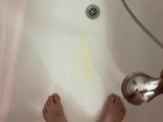 Hot Guy Is Peeing In The Public Toilet