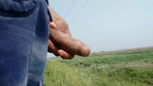 Indian big cock showing road side