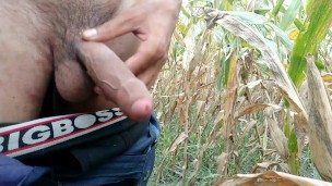 Desi Rough cock Handjob in outdoor cumshot.